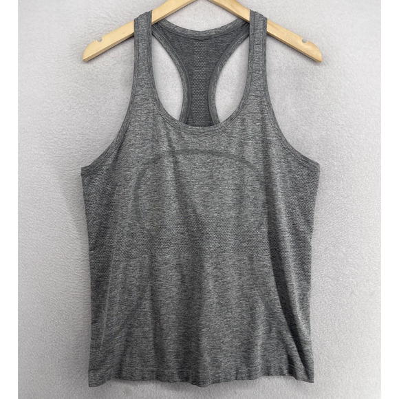 Lululemon Tops - LULULEMON Tank Top Womens L Swiftly Tech Racerback 2.0 Race Length Running Gray